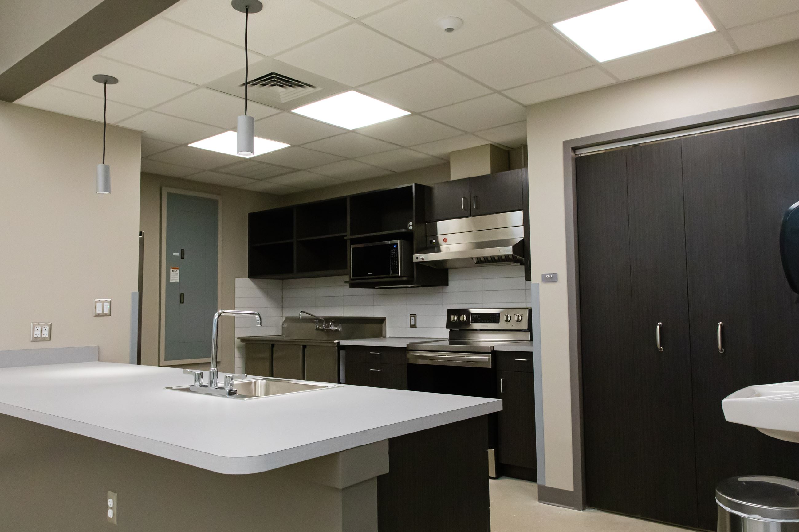 Kitchen at the Dickey-Givens Community Center 