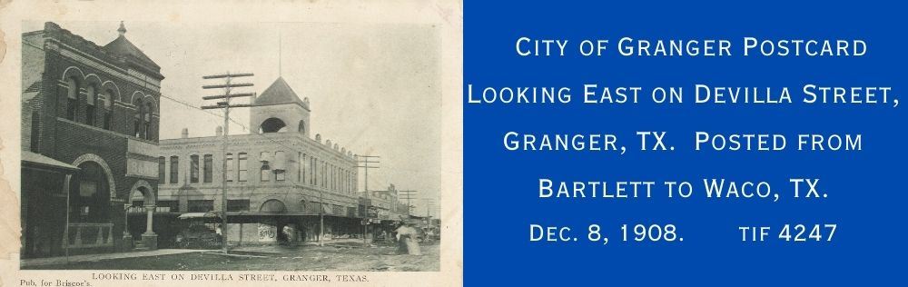 City of Granger Postcard TIF 4247