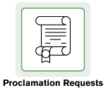 Proclamation Requests Button