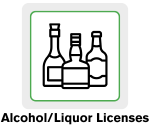 Alcohol Liquor Licenses Button